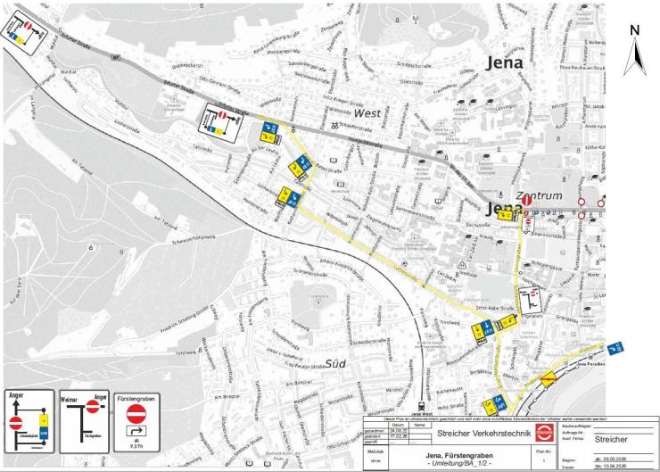 Umelitungsplan Fürstengraben